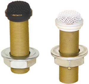 Astatic Mini Omni Installation Boundary "button" Microphone-Black - 202R