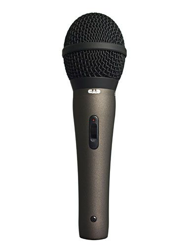 Astatic Supercardioid Dynamic with on/off switch  - with 15' XLR-M to XLR-F cable - CAD22A