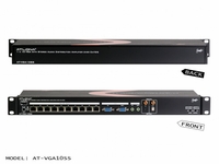 Atlona 1 x 10 VGA with Stereo Audio Distribution Amplifier over CAT5/6 compatible with AT-VGA300RL - AT-VGA10SS