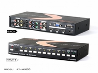 Atlona 10-input Switcher / Scan Converter with Single HDMI (1.3) Output with 3D Support - AT-HD600
