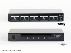 Atlona 1x4 HDMI Distribution Amplifier (HDMI 1.3) with 3D Support - AT-HD-V14