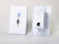 Atlona Passive VGA Wall Plate Extender up to 330ft over 1 x CAT5/6/7 Cable (RECEIVER ONLY) - AT-WPVGA-R