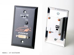 Atlona Wall Plate Style DVI Receiver over single Multi Mode Fiber with HDCP and EDID Support - AT-DVIFW10R