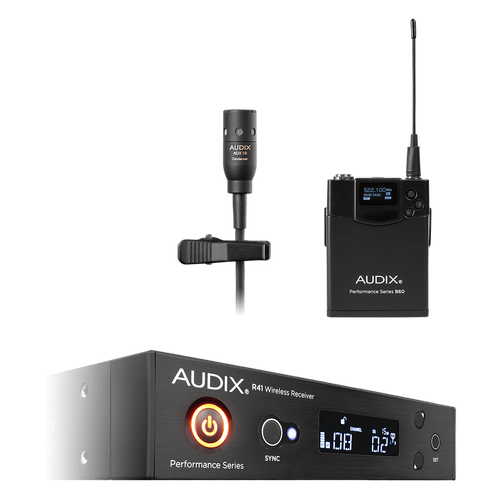 Audix MIC, LAVALIER, CARD,W/3' CBL, TO 3 PIN M - ADX10