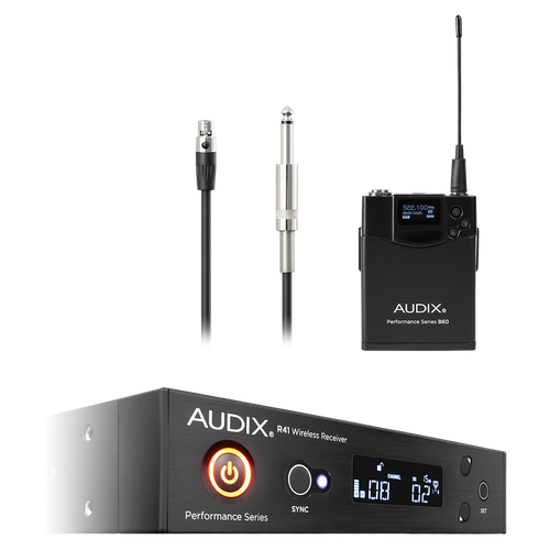 Audix WIRELESS,R41,BODY PACK, W/GUITAR CBL - AP41GUITARB