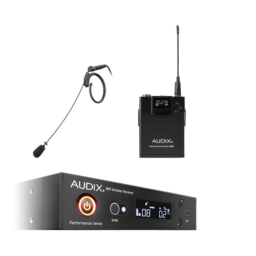 Audix WIRELESS,R41,BODY PACK, W/HT7, BLACK - AP41HT7A