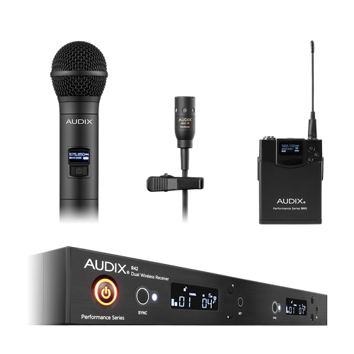 Audix WIRELESS,R42,COMBO, W/ OM2 & ADX10 - AP42C210A