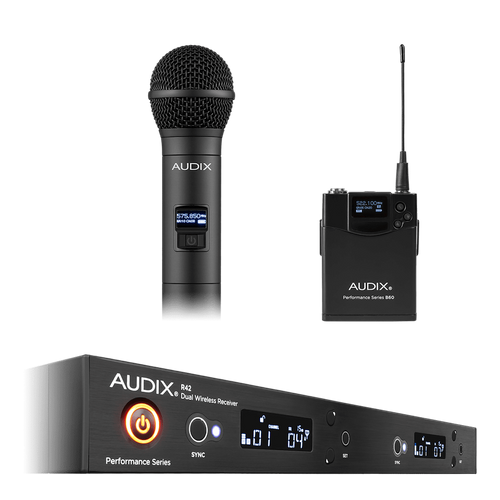 Audix WIRELESS,R42,COMBO, W/ OM2 & BP60 - AP42C2BPB