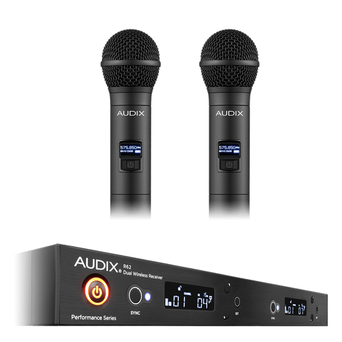 Audix WIRELS,R62,HH, W/ (2) OM2 CAP 522-586MHz - AP62OM2