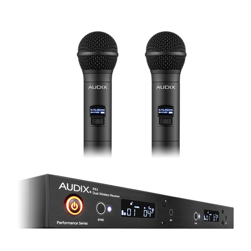 Audix WIRELS,R62,HH, W/ (2) OM5 CAP 522-586MHz - AP62OM5
