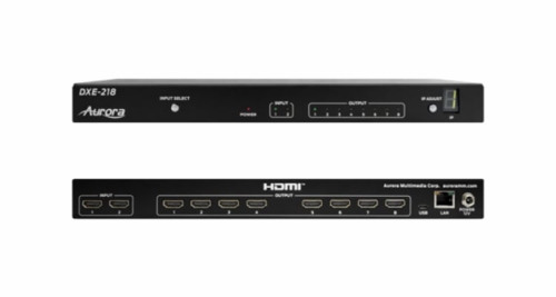 Aurora 2-to-8 HDMI® 4k Advanced Splitter - DXE-218