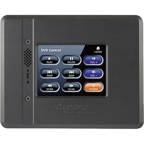 Aurora 3.5" In-Wall Color Touch Panel / Controller (Silver)  - NXT-350-S