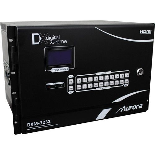 Aurora 32x32 Digital Xtreme Matrix w/HDBaseT & Fiber Support Matrix Card Frame - DXM-3232-G2