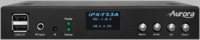 Aurora 3rd gen. 4K 10Gbps SDVoE AV-over-IP simultaneous encode/decode transceiver box with 2 HDMI� in, 1 HDMI� out and advanced scaling (ASIC model, copper+fiber version) - IPX-TS3A-CF-PRO