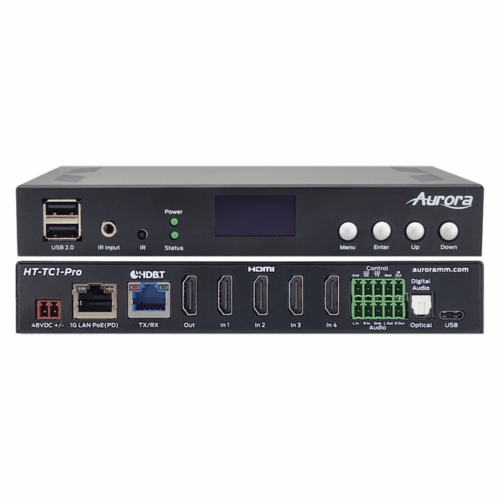 Aurora 4 input 4K60 4:4:4 uncompressed HDBaseT� 2.0 transceiver 330ft - HT-TC1-PRO