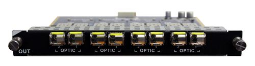 Aurora 4 Output Dual Multi-mode (300m) / Single-mode (2km) Fiber Digital Xtreme Matrix Card Output Card - DXCO-4-FIBR3-G2