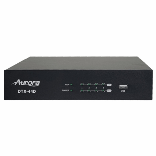 Aurora 4x4 Dante DSP with 4x4 analog in and out - DTX-44D