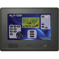 Aurora 7" In-Wall Color Touch Panel / Controller with Video-Input (Black)  - NXT-700V-B
