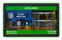 Aurora (Coming Soon. Call for Availability) 10� wall mount ReAX touch panel control system with serial, I/O, relay, IR, and Ethernet control ports (black) - RXT-10WM-G3-B