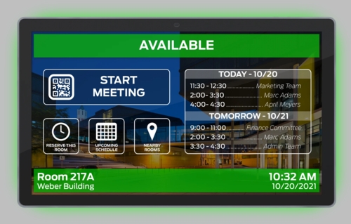 Aurora (Coming Soon. Call for Availability) 8 wall mount ReAX touch panel control system with serial, I/O, relay, IR, and Ethernet control ports (black) - RXT-8WM-G3-B