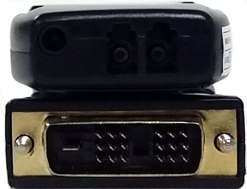 Aurora Dual Multi-mode (300m) / Single-mode (2km) Fiber Receiver to DVI  - DXE-FIBR-RX3