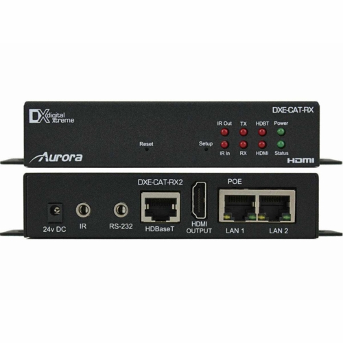 Aurora HDBaseT™ receiver box (230-ft HDMI) - DXE-CAT-RX1-4K