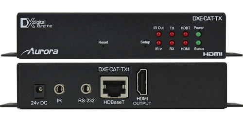 Aurora HDBaseT� transmitter box (230-ft HDMI) - DXE-CAT-TX1-4K