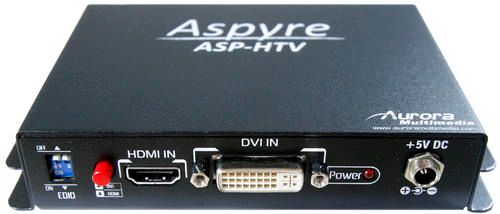 Aurora HDMI/DVI to VGA/YPbPr w/Audio Converter - ASP-HTV