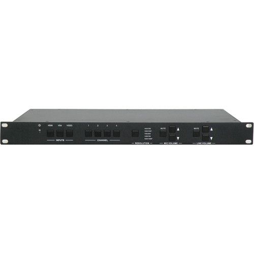 Aurora Presentation Switcher / Scaler HDMI/VGA out only (no HDBaseT Output) - ASP-S123V-NC