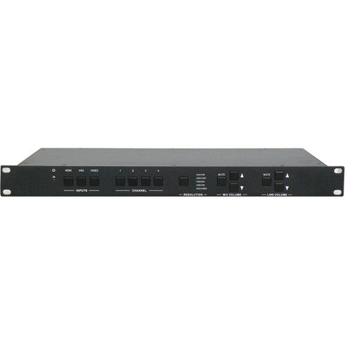 Aurora Presentation Switcher / Scaler with integrated HDBaseT w/DXE CAT Receiver - ASP-S123VK