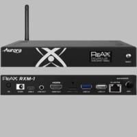 Aurora ReAX control processor with Ethernet & WiFi, and HDMI out for BYO touch monitor or digital signage and media playback - RXM-1