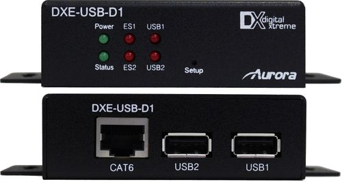 Aurora USB 2.0 480Mb 230' CAT Extender Receiver(Destination Side) for DXE-USB-H1  - DXE-USB-D1