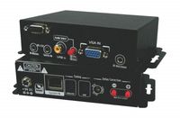 Aurora VGA / YPbPr Extender to 1000'. Bi-directional IR, Half-duplex RS-232.  - AS-CAT1-VGA