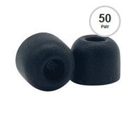 Bag of 100 Medium Comply foam sleeves for Shure Earphones (50 pairs individually wrapped, 100 Series) - EACYF1-100M