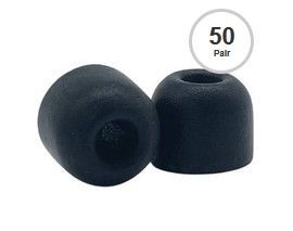 BLACK FOAM, 100 PCS., LARGE - EABKF1-100L