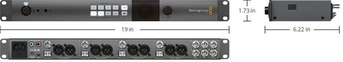 Blackmagic Design ATEM Studio Converter 2 - BMD-SWRCONVRCK2