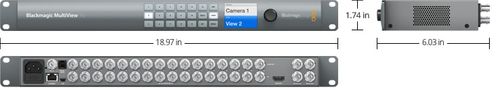 Blackmagic Design Blackmagic MultiView 16 - BMD-HDL-MULTIP6G/16