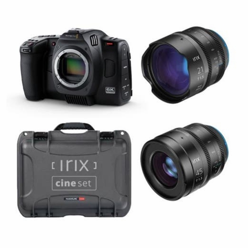Blackmagic Design DESIGN POCKET 6K G2 EF MOUNT & Irix 21mm+45mm+Nanuk Case - BMD-POC6KG2-EF-IRIX LENS-DB