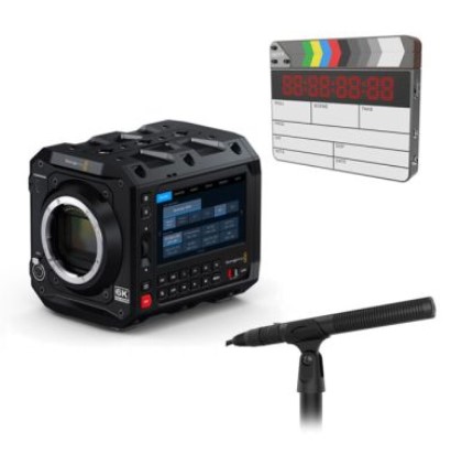 Blackmagic Design Including: 1 x Blackmagic PYXIS 6K 1 x DEITY TC-SL1 Smart Timecode Slate 1 x DEITY Microphone S-Mic 3S (Short XLR Shotgun) - BMD-PYXIS-L-DEITY-MIC3S-TC-SL1-DB