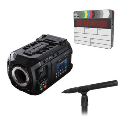 Blackmagic Design Including: 1 x Blackmagic URSA Cine 12K LF Body 1 x DEITY TC-SL1 Smart Timecode Slate 1 x DEITY Microphone S-Mic 3S (Short XLR Shotgun) - BMD-URSA-CINE-12-DEITY-MIC3S-TC-SL1-DB