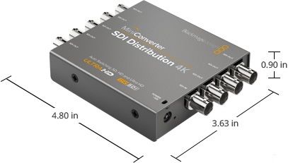 Blackmagic Design Mini Converter - SDI Distribution 4K - BMD-CONVMSDIDA4K