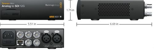 Blackmagic Design Teranex Mini - Analog to SDI 12G - BMD-CONVNTRM/BB/ANSDI