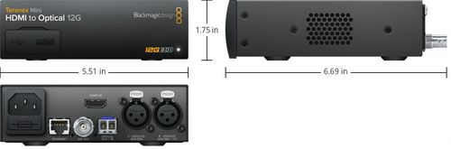 Blackmagic Design Teranex Mini - HDMI to Optical 12G - BMD-CONVNTRM/MB/HOPT
