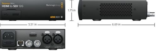 Blackmagic Design Teranex Mini - HDMI to SDI 12G - BMD-CONVNTRM/AB/HSDI