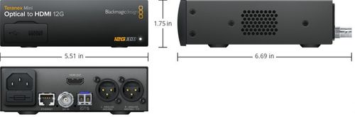 Blackmagic Design Teranex Mini - Optical to HDMI 12G - BMD-CONVNTRM/MA/OPTH