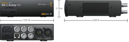 Blackmagic Design Teranex Mini - SDI to Analog 12G - BMD-CONVNTRM/BA/SDIAN