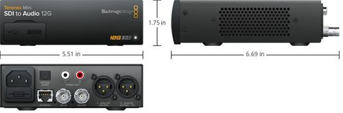 Blackmagic Design Teranex Mini - SDI to Audio 12G - BMD-CONVNTRM/CA/SDIAU