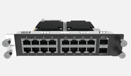 Blizzard Lighting NovaStar H Series 16x RJ45 + 2x Fiber Output Card - 124302