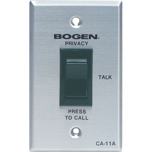 Bogen Communications Call-In Switch for PI135A, SI135A and Graphic Series Paging Systems - CA11A