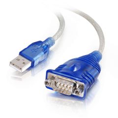 Cables To Go 1.5ft USB to DB9 Serial RS232 Adapter Cable - 26886